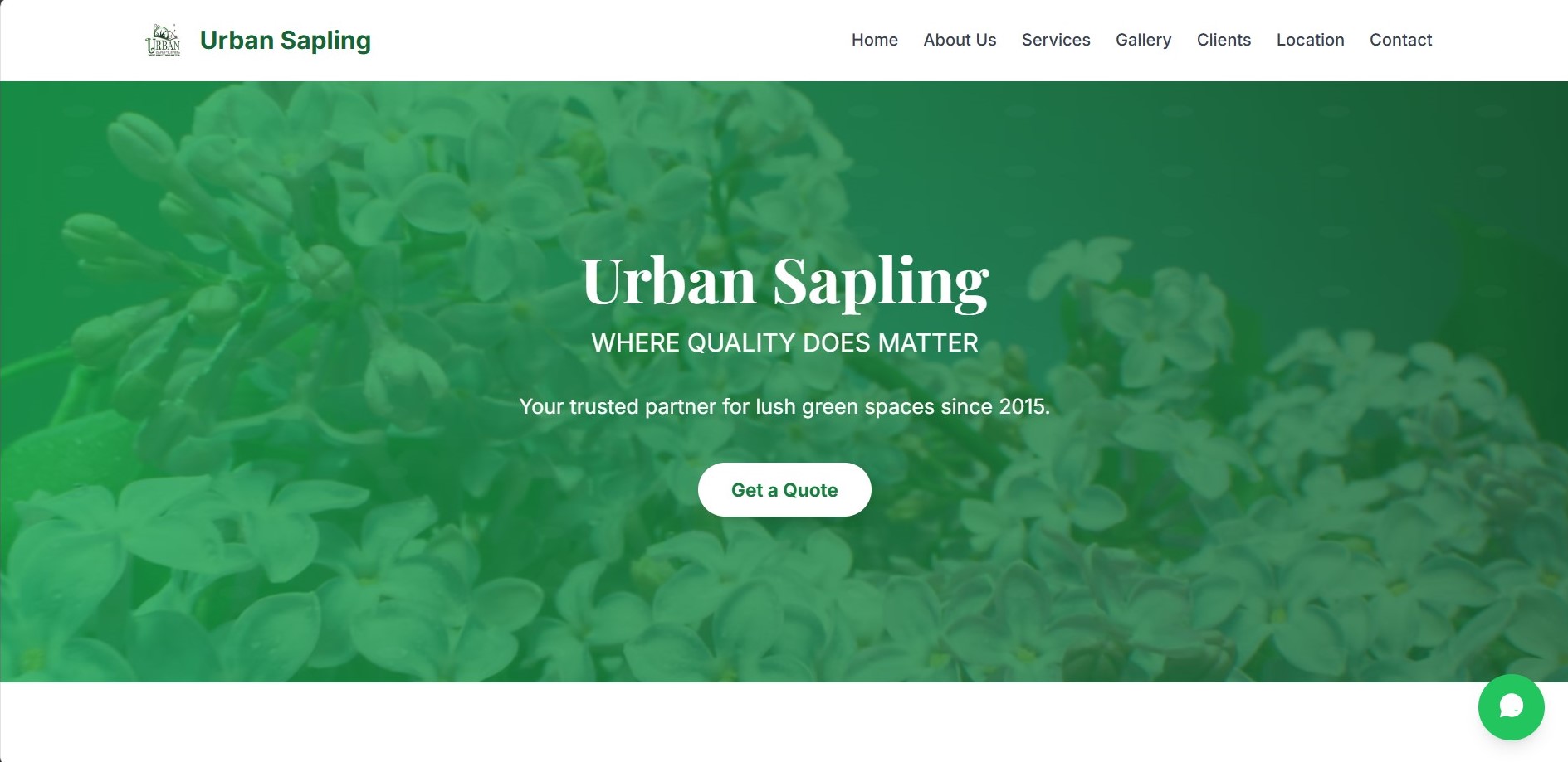 Urban Sapling Logo